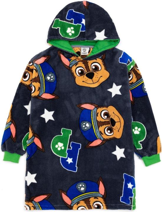 Actual product image Paw Patrol Boys Chase Hoodie Blanket (116, 122, 120 B)