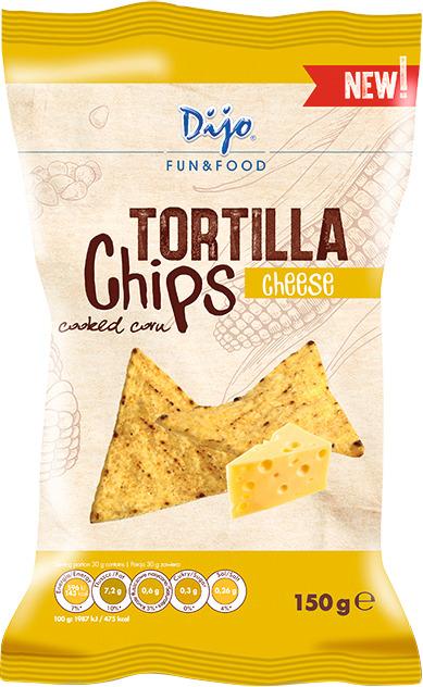 Dijo DI Tortilla Chips Käse 150g (150 g)
