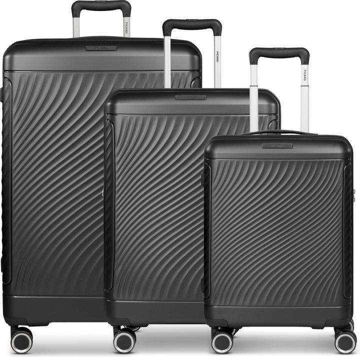 Actual product image Picard Vienna 4-wheel suitcase set 3-piece with stretch fold (195 l, XL (from 140l))