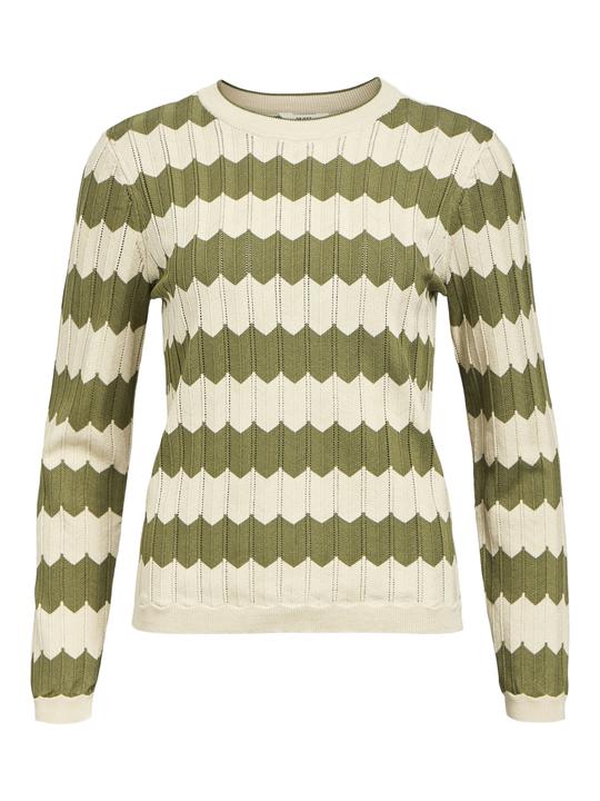 Object Gestreifter Strickpullover (M)