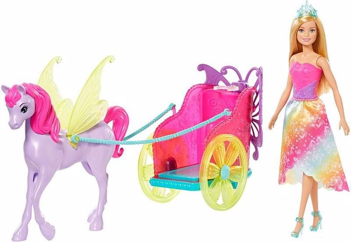 Actual product image Barbie Dreamtopia Princess, Pegasus & Chariot