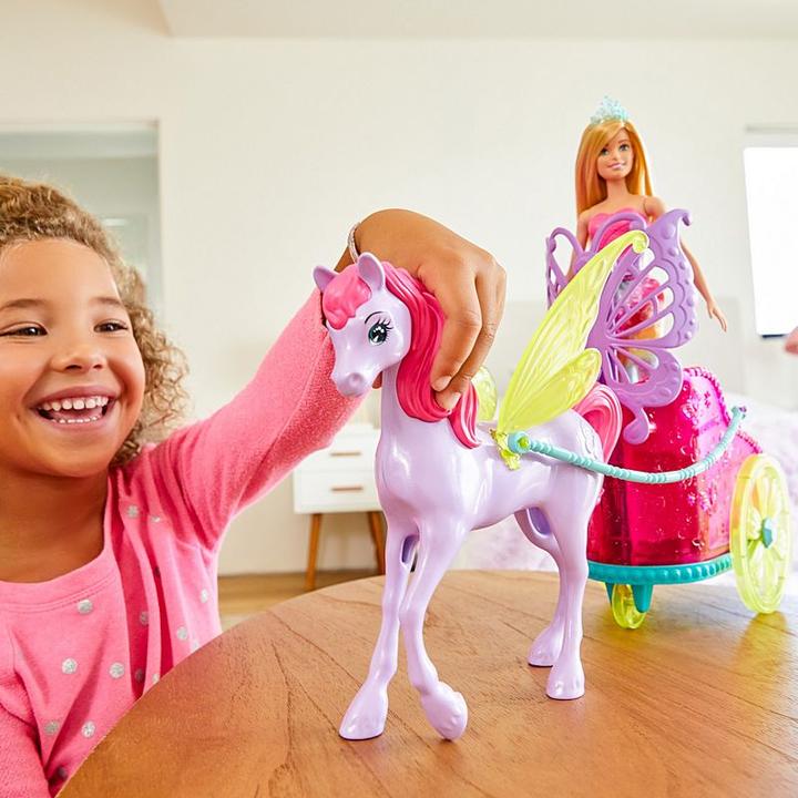 Actual product image Barbie Dreamtopia Princess, Pegasus & Chariot