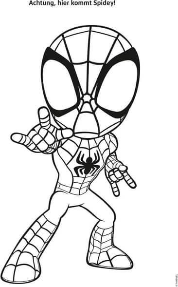 Actual product image MARVEL Spidey und seine Superfreunde: Superstarker Malspass