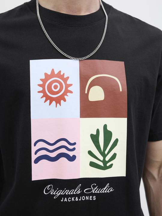 Produktbild Jack & Jones Gedruckt Rundhalsausschnitt T-shirt T-shirt (S)