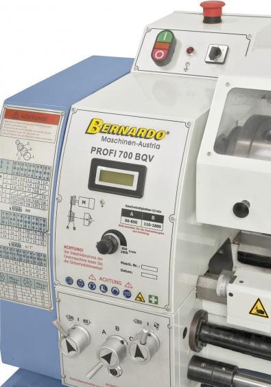 Produktbild Bernardo Cantina Bernardo - Leit- und Zugspindeldrehmaschine Profi 700 BQV / 230 V