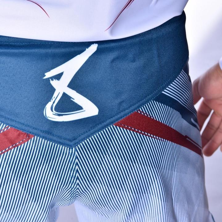 Actual product image 8Weapons Fight Shorts, Shift, white-navy-red, XL (XL)