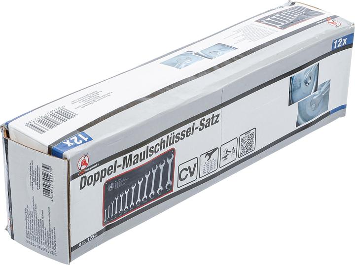 Produktbild BGS Doppel-Maulschlüssel-Satz SW 6 x 7 - 30 x 32 mm 12-tlg.