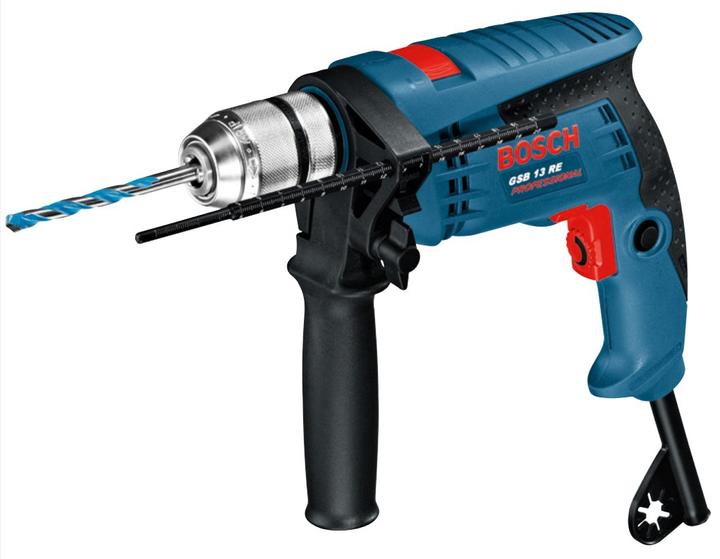 Productafbeelding Bosch Professional Klopboormachine GSB 13 RE incl. 3 stuks metselboorset CYL-1 (5/6/8 mm) (Elektrische stroom)