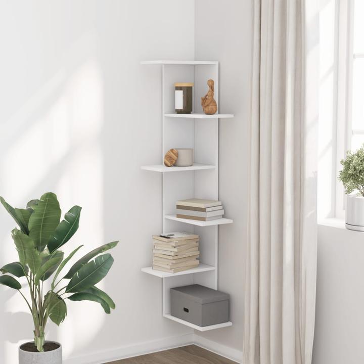 Image du produit VidaXL Wand-Eckregal (36,5 x 36,5 x 140 cm)