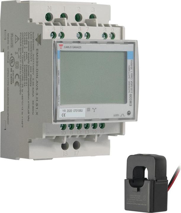 Wallbox Power Meter 3-phase up to 250A, EM330 (0.05 A)