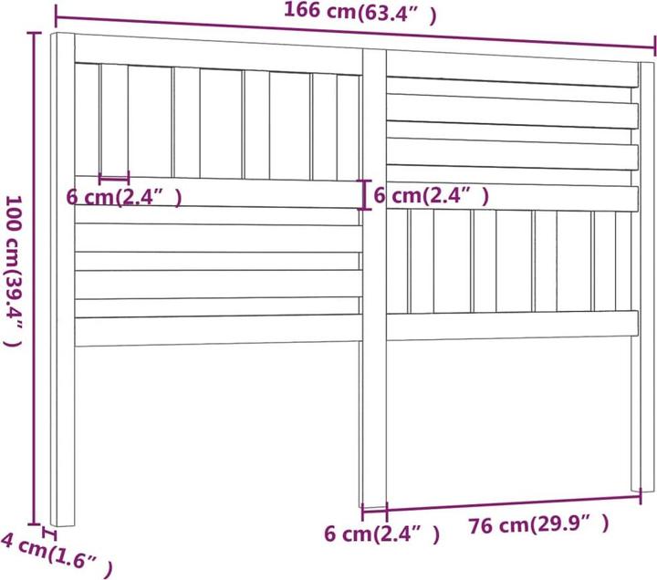 Actual product image VidaXL Kipper (186 x 4 x 100 cm)