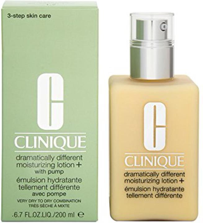 Actual product image Clinique Dramatically Different Lotion Fragrance Free Moisturizing Day Night Lotion For Face 200 ml (200 ml)