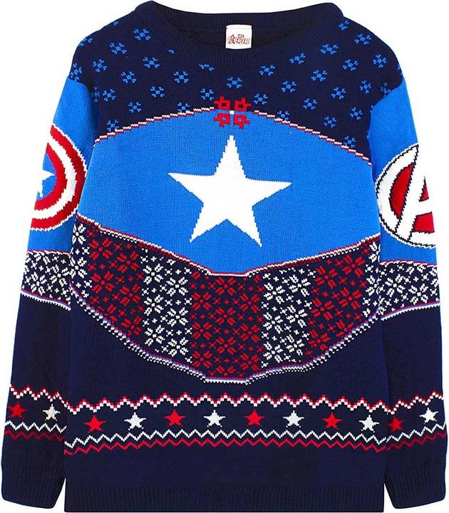 Immagine prodotto Captain America Felpa con design natalizio (XL)