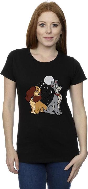 Immagine prodotto Disney Lady And The Tramp Moon Maglietta Donna (L)