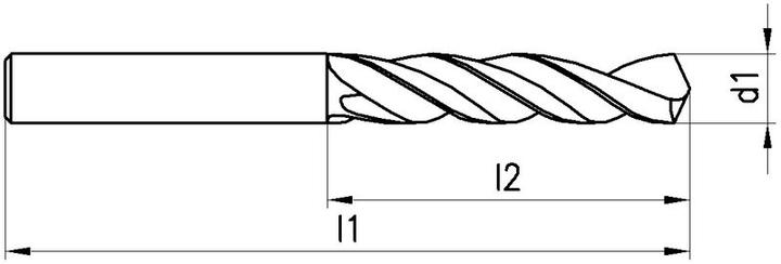 Produktbild Titex Spiralbohrer A1544 Typ VA, HSS-E, DIN 340 (7.8 Millimeter)