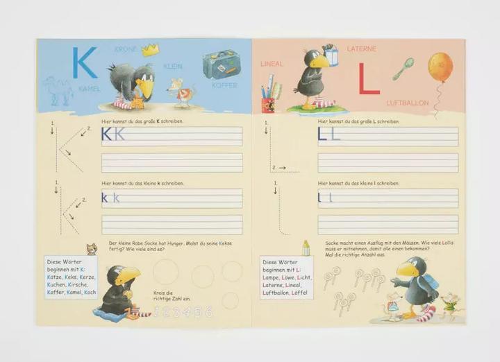 Image du produit Buchstaben schreiben mit dem kleinen Raben Socke (Allemand, Annet Rudolph, 2017)