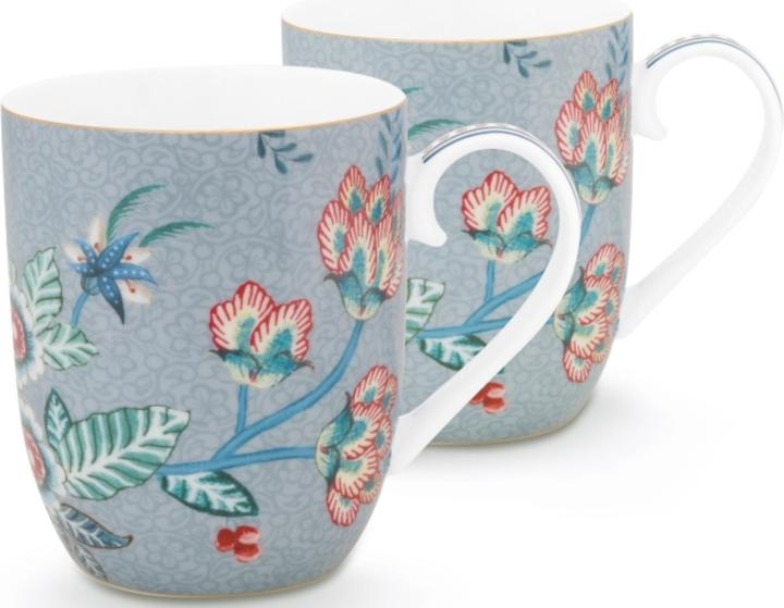 Image du produit PIP Studio Flower Festival Gobelet à anse Light Blue 145ml Set2 (145 ml, 1 x)