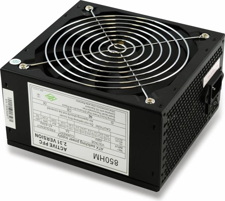 Actual product image Rhombutech Gaming Power Supply Active PFC 850 Watt (850 W)