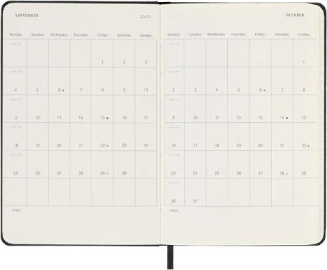 Produktbild Moleskine Notizkalender (A6, Pocket, Englisch)