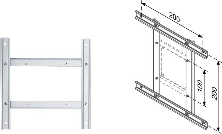 Produktbild Roline VESA-Adapter 100x100 - 200x200, variabel (Adapter- / Montageplatten)