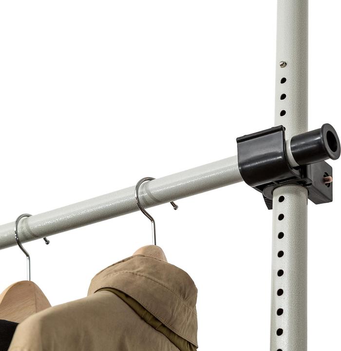Actual product image tectake Telescopic wardrobe system