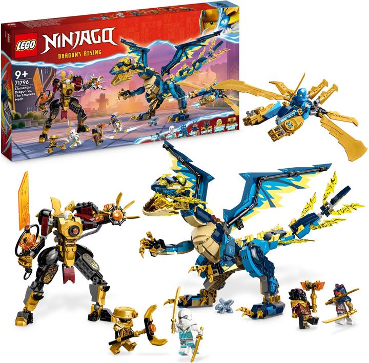 Produktbild LEGO Kaiserliches Mech-Duell gegen den Elementardrachen (71796, LEGO Ninjago)