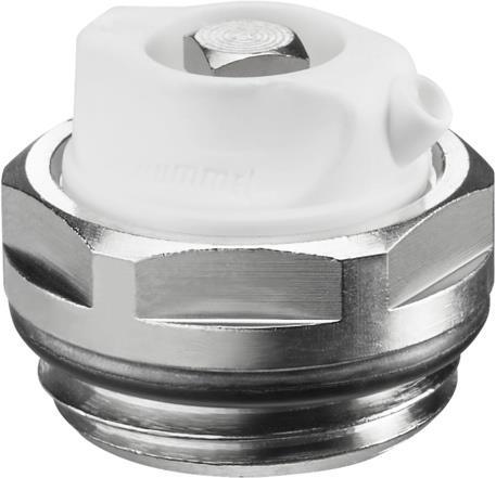 Image du produit Oventrop OV Bouchon de purge (plaque HK) MS vn PN 10 3/8pouce Sortie d'eau orientable