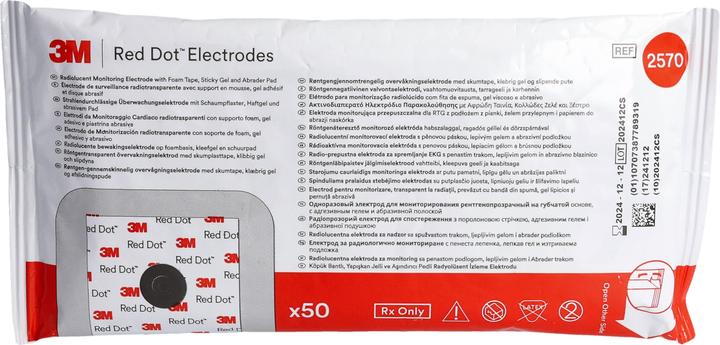 Immagine prodotto 3M Elettrodi ECG Red Dot universali radiotrasparenti 50 pz.