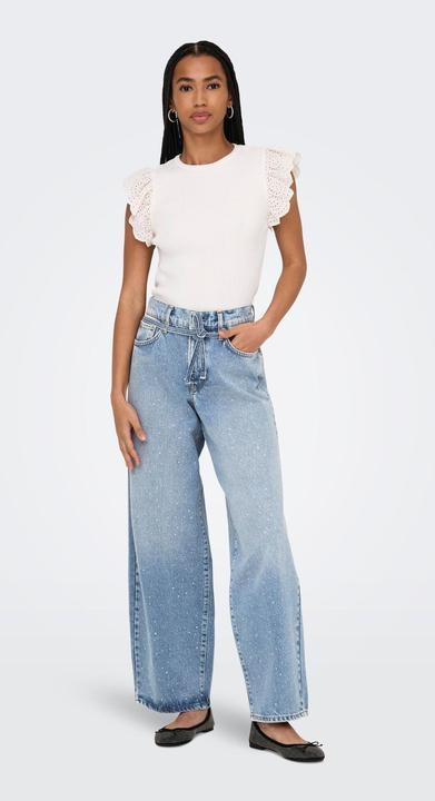 Immagine prodotto Only ONLGIANNA Mittlere Taille Ballon Schnitt Jeans Straight-Fit jeans (W30/L32)