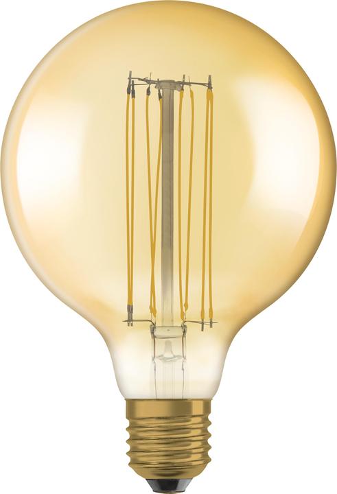 Actual product image Osram Vintage 1906 Led Classic Slim Filament Globe (E27, 5.80 W, 470 lm, 1 x, G)