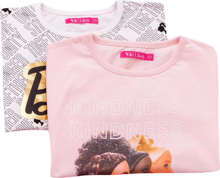 Image du produit Barbie Enfance Stronger Together Unity And Love Tshirt Set Fille (2Erpack) (140)
