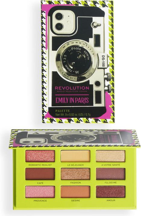 Image du produit Makeup Revolution Emily In Paris Camera Queen Palette d'ombres à paupières