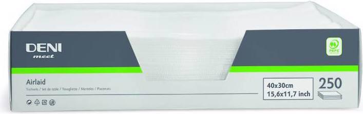 Image du produit Deni TableTop Set de table Airlaid (1000 x, 30 x 40 cm)