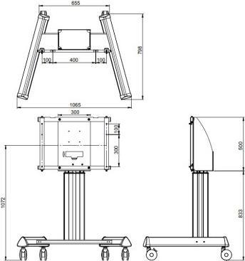 Immagine prodotto Legamaster Cavalletto mobile e-Screen EHA (86", 100 kg)