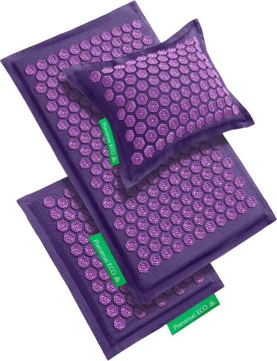 Immagine prodotto Pranamat Set massaggio ECO + cuscino + mini tappetino viola scuro