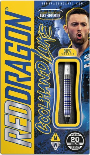 Actual product image Red Dragon Lume Humphries TX3 Cool Blue SE Softtip (20 g)