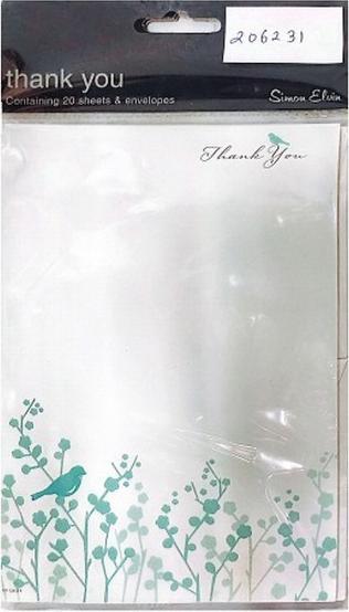 Produktbild Simon Elvin Einladungen Danksagung 20erPack Karton (20 Stk.)