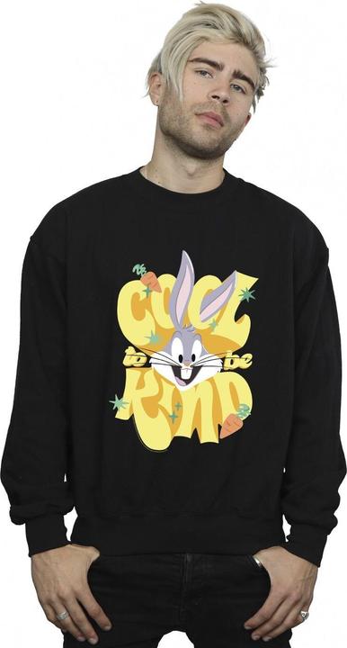Actual product image Looney Tunes Mens Bugs Cool To Be Kind Sweatshirt (XL)
