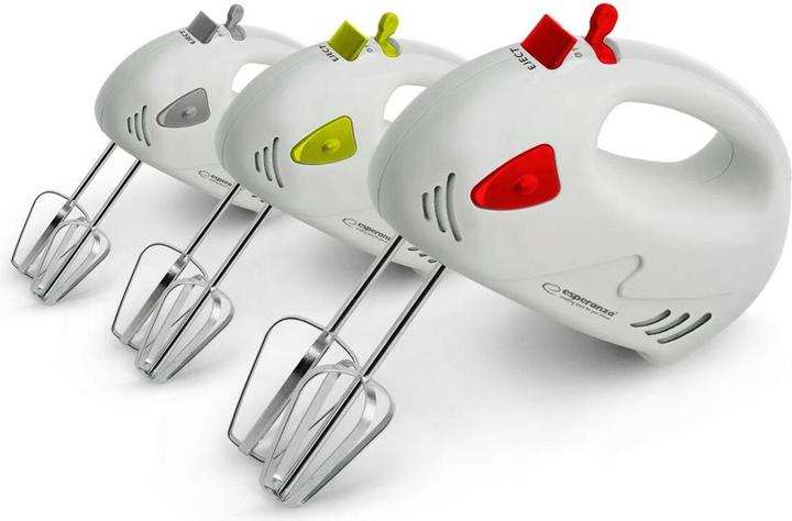 Produktbild Esperanza EKM007R Mixer Handmixer Rot Weiss 150 W (150 W)