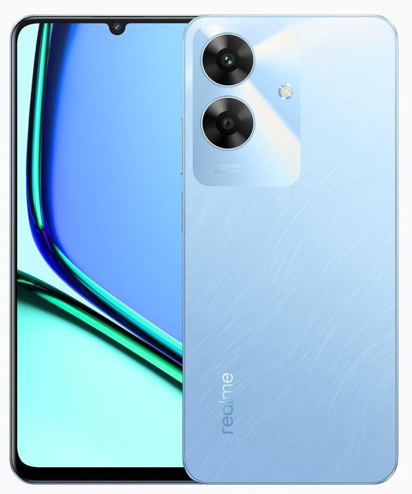 Actual product image realme Note 60 (128 GB, Voyage Blue, 6.74", Dual SIM, 32 Mpx, 4G)