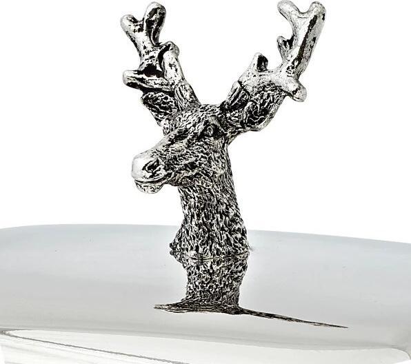 Immagine prodotto Edzard Piatto da burro cervo con coltello 18 cm
