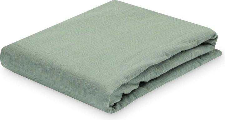 Image du produit Julius Zöllner Drap-housse Mousseline 60 x 120 cm, Vert (60 x 120 cm)