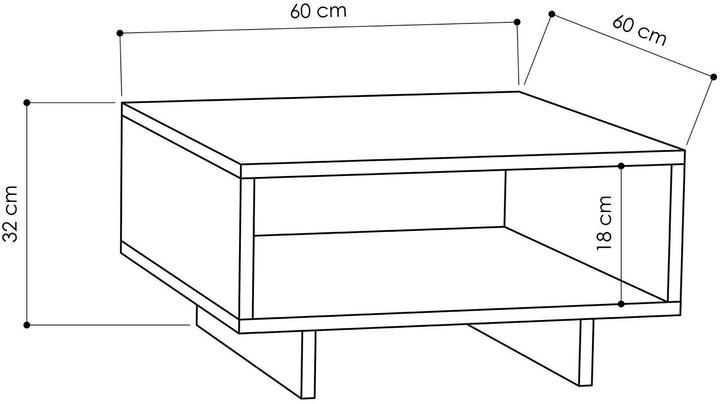 Actual product image Skye Decor Koen (60 x 32 x 60 cm)