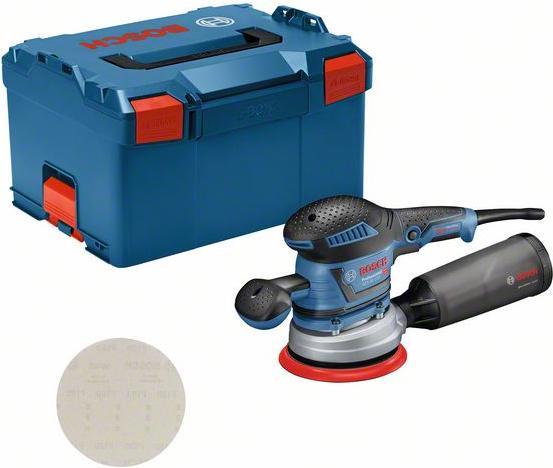 Produktbild Bosch Professional Exzenterschleifer GEX 40-150 mit 1 x Schleifblatt M480 und L-BOXX (Exzenterschleifer, 400 W)