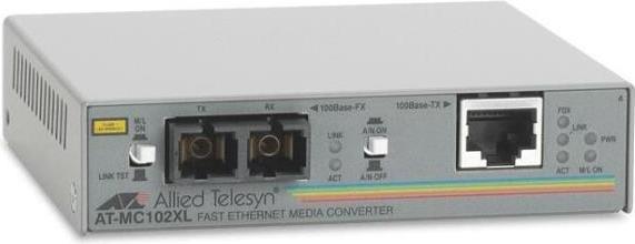 Actual product image Allied Telesis Allied Telesyn AT-MC102XL, 100TX to 100FX (SC) (Media converter)