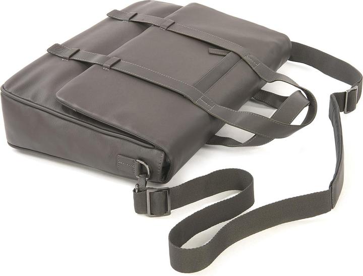 Image du produit Tucano Tema, mallette avec bandoulière pour ordinateur portable 15 pouces, gris clair
