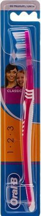 Produktbild MGA Oral B - 1-2-3 Classic Medium Toothbrush - Toothbrush (1 x)