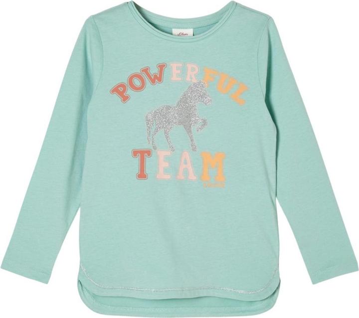 Immagine prodotto S.Oliver Camicia a maniche lunghe con stampa glitter (98)