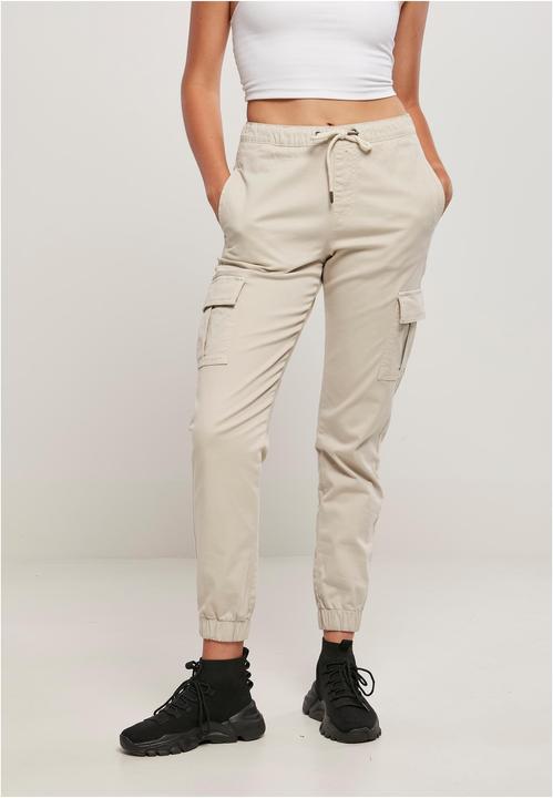 Urban Classics Ladies High Waist Cargo Comfort Jogging Pants - 16932