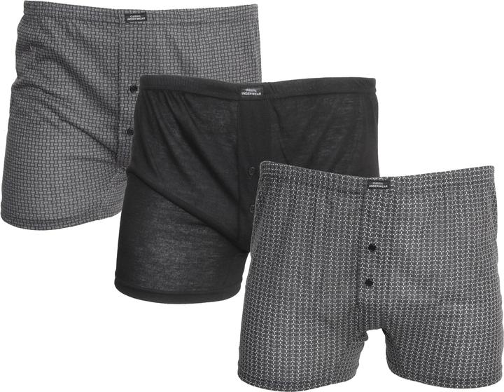 Tom Franks JerseyBoxershorts gemustert 3erPack (M, 3er Pack)